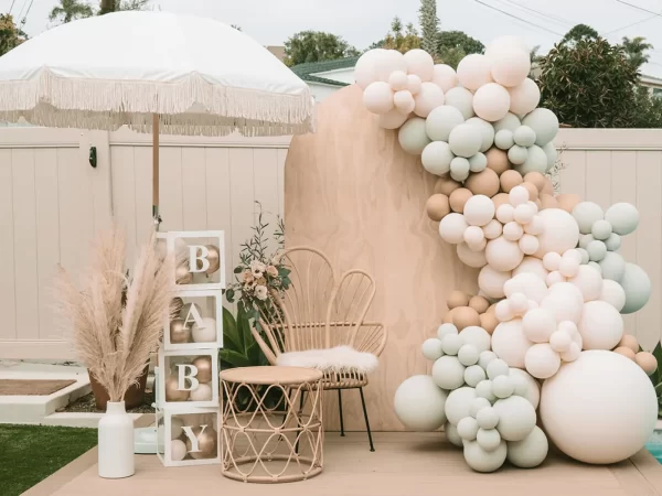 Baby shower decore